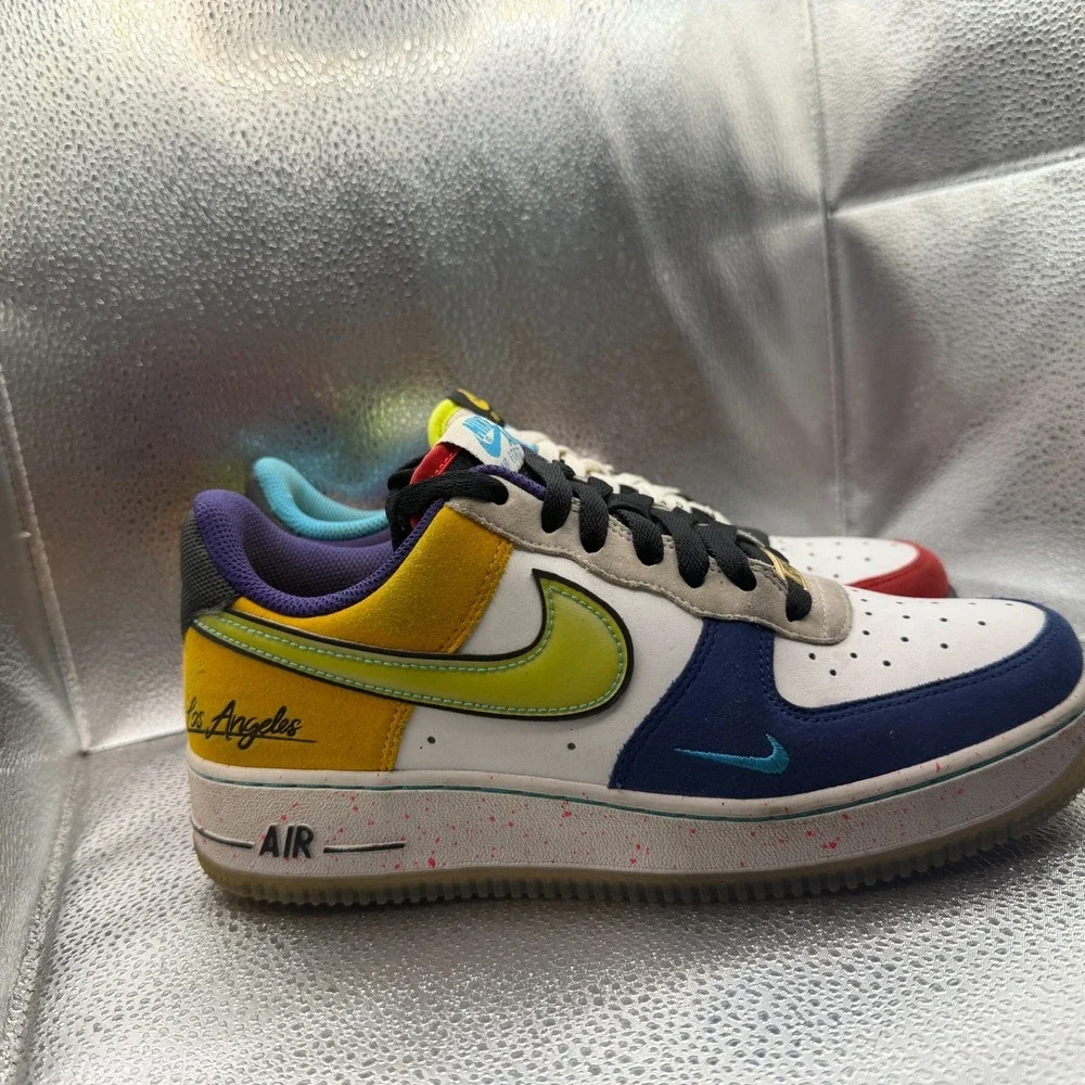 Size 6.5 Nike Air Force 1 Low What The LA Multicolor Mens‎ Sneakers CT1117-100